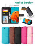 For Apple iPhone 13 /Pro /Mini Leather Wallet Case with Credit Card Holder Storage Lanyard Kickstand & Magnetic Flip Protective  Phone Case Cover