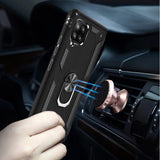 For Samsung Galaxy A42 5G Hybrid Dual Layer with 360 Degree Rotatable Ring Stand Holder Kickstand Fit Magnetic Car Mount  Phone Case Cover