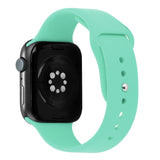 For Apple Watch Size 42/44/45mm Sport Bands Silicone Rubber TPU Replacement Band Strap for iWatch Series 7/SE/6/5/4/3/2/9  Phone Case Cover