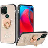 For Samsung Galaxy A13 4G Diamond Bling Sparkly Glitter Ornaments Engraving with Ring Stand Holder Fashion  Phone Case Cover
