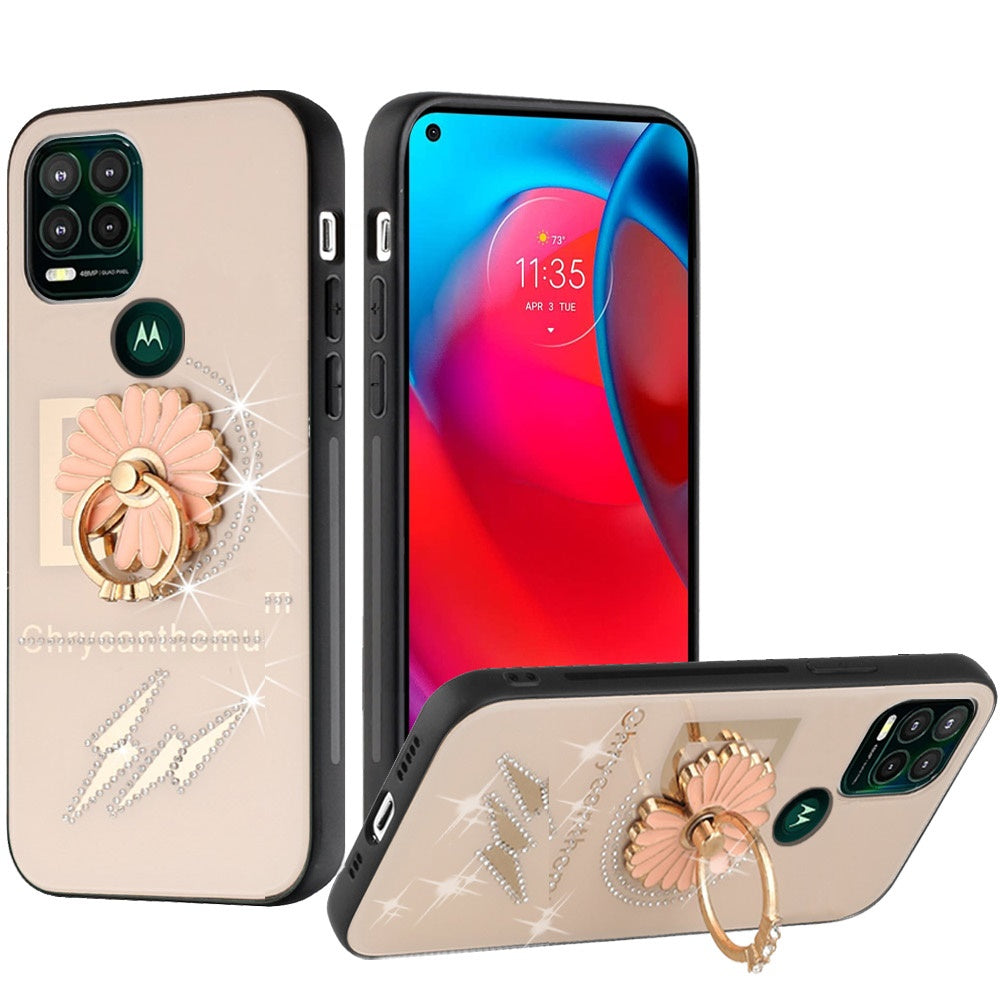 For Motorola Moto G Stylus 5G 2022 Diamond 3D Bling Sparkly Glitter Ornaments Engraving Hybrid Armor Fashion  Phone Case Cover
