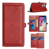 For Motorola Edge+ /Edge Plus 2022 Luxury 9 Cash Credit Card Slots Holder Carrying Pouch Folio Flip PU Leather Kickstand  Phone Case Cover