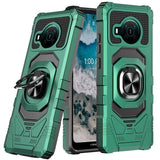 For Nokia X100 Hybrid Dual Layer with Rotate Magnetic Ring Stand Holder Kickstand, Rugged TPU + PC Shockproof Protective  Phone Case Cover