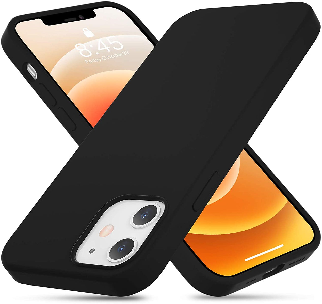 For Apple iPhone 14 (6.1") Slim Fit Hybrid Silicone Soft Gel Rubber TPU Full Body Protection Shockproof Protective  Phone Case Cover