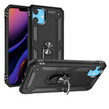 For Apple iPhone 8 Plus/7 Plus/6 6S Plus Rugged Dual Layers 2in1 Hard PC + TPU Shockproof Hybrid with Ring Kickstand  Phone Case Cover