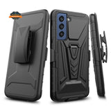 For Samsung Galaxy S22 Plus Hybrid Armor Kickstand with Swivel Belt Clip Holster Heavy Duty Defender Shockproof Rugged  Phone Case Cover