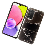 For Samsung Galaxy A03S Stylish Design Marble Armor Dual Layer 2 in 1 Rubberized Hard Shell Shockproof TPU Hybrid  Phone Case Cover