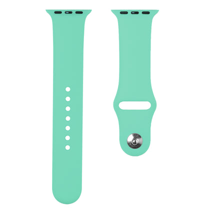 For Apple Watch Size 42/44/45mm Sport Bands Silicone Rubber TPU Replacement Band Strap for iWatch Series 7/SE/6/5/4/3/2/9  Phone Case Cover