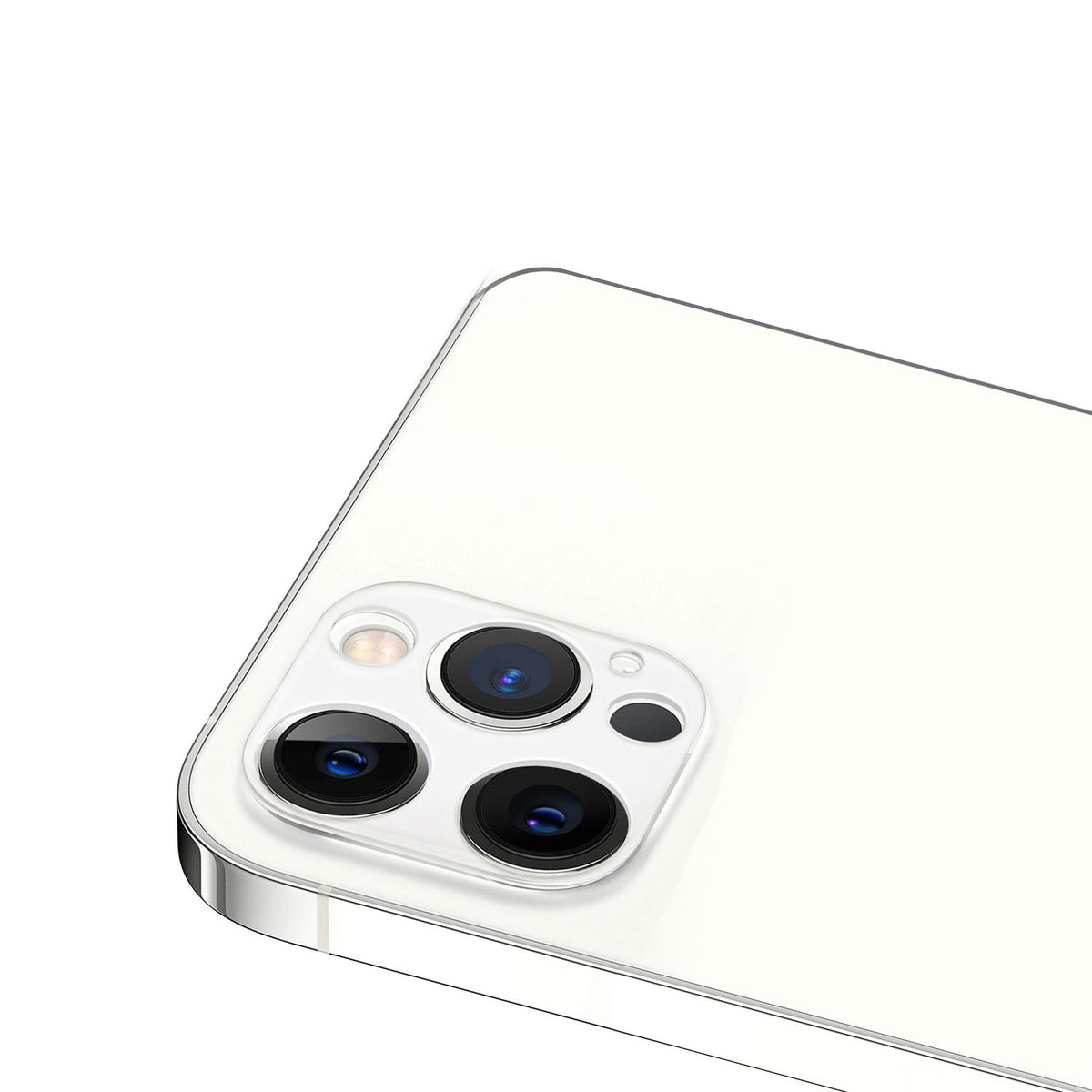 For Apple iPhone 14 Pro Max (6.7") Camera Lens Protector Back Tempered Glass Camera [9H Clear Glass] [Case Friendly] White Screen Protector