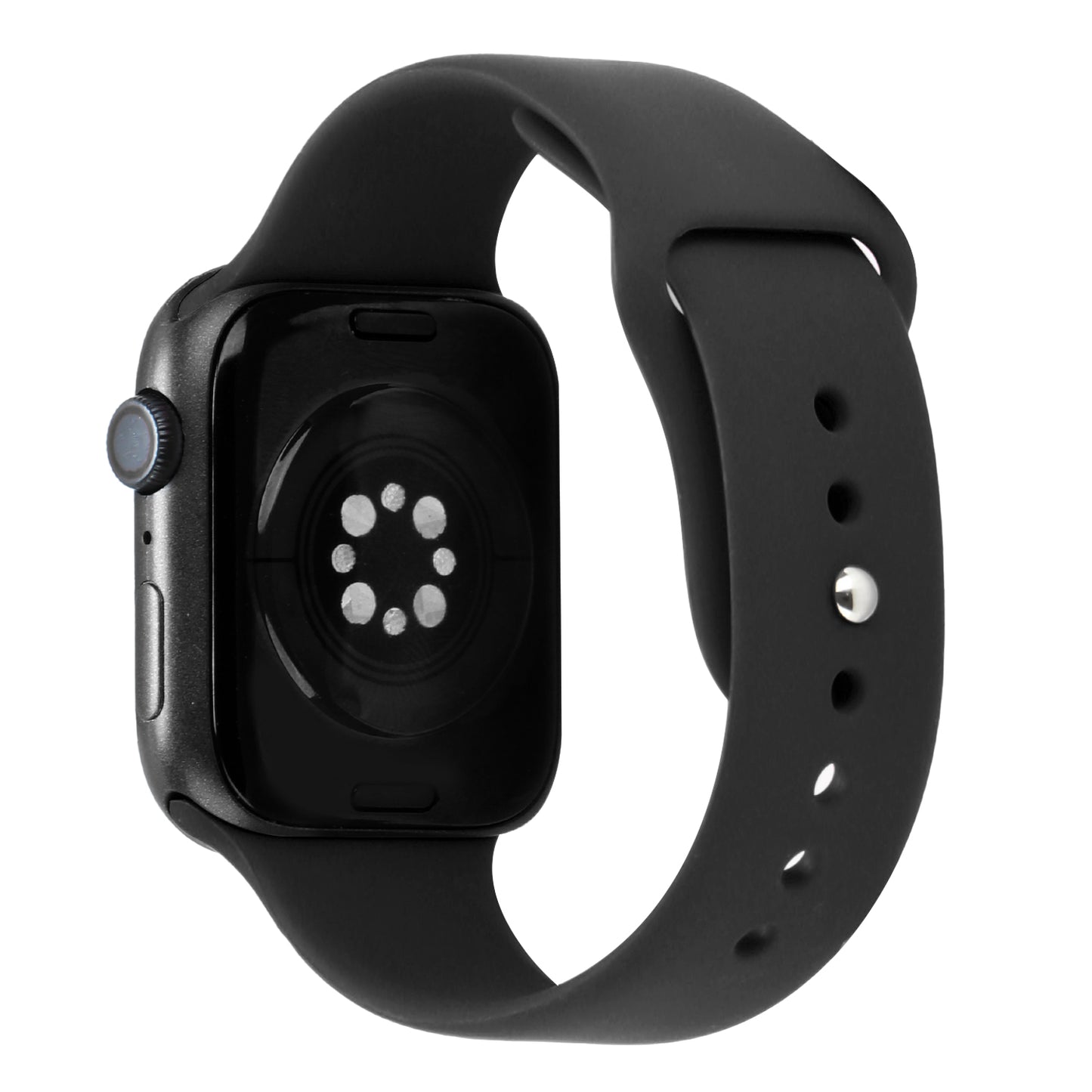 For Apple Watch Size 42/44/45mm Sport Bands Silicone Rubber TPU Replacement Band Strap for iWatch Series 7/SE/6/5/4/3/2/9  Phone Case Cover