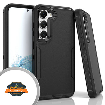 For Samsung Galaxy S23 /Plus /Ultra Tough Hybrid Shockproof Silicone Rubber TPU + Hard PC Heavy Duty Three Layer Protection  Phone Case Cover