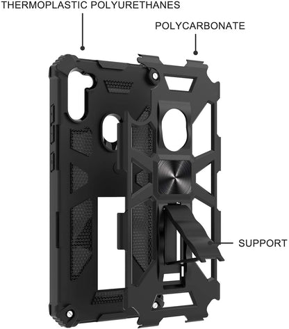 For Apple iPhone 14 (6.1") Cases with Invisible Kickstand Stand Dual Layer Hybrid Shockproof Heavy Duty Hard PC + TPU  Phone Case Cover