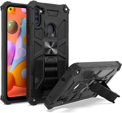 For Apple iPhone 14 (6.1") Cases with Invisible Kickstand Stand Dual Layer Hybrid Shockproof Heavy Duty Hard PC + TPU  Phone Case Cover