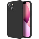 For Apple iPhone 13 / Pro Max Liquid Silicone Hybrid Gel Rubber Full Body Protection with Microfiber Lining Shockproof Flexible TPU Anti-Drop  Phone Case Cover