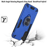For Samsung Galaxy S21 FE /Fan Edition Hybrid Rotating Ring Kickstand Magnetic Heavy Duty Shockproof Bumper Hard PC Back Slim  Phone Case Cover
