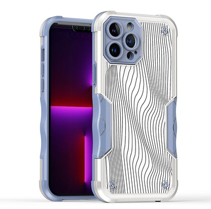 For Apple iPhone 14 Pro Max (6.7") Fashion Design Shockproof Hybrid Stylish Pattern Heavy Duty Rubber Armor  Phone Case Cover