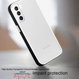 For Samsung Galaxy S22 /Plus Ultra Hybrid Transparent Clear Colored Frame Bumper Hard Back Shockproof Slim Soft TPU Silicone Protective  Phone Case Cover