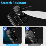 For Samsung Galaxy S22 /Plus Ultra Camera Lens Protector Tempered Glass Rear Back Camera Protective Lens Shield Anti-Glare, Case Friendly  Screen Protector