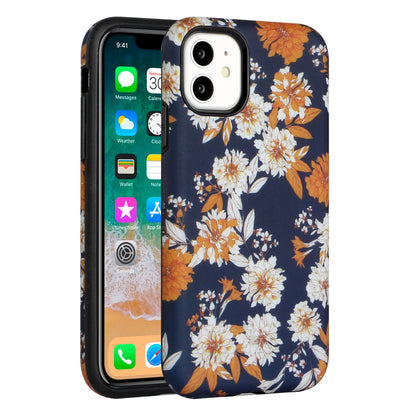 For Apple iPhone 14 Plus 6.7" Bliss Floral Stylish Design Hybrid Rubber TPU Hard PC Shockproof Armor Slim Fit  Phone Case Cover