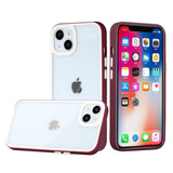 For Apple iPhone SE 2022 /SE 2020/8/7 Hybrid Transparent Colored Frame Bumper Hard Back Shockproof Slim TPU Silicone  Phone Case Cover