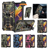 For Samsung Galaxy S22 Hybrid Camouflage [Military Grade] Rugged Kickstand Protective Fit Magnetic Car Mount Stand  Phone Case Cover