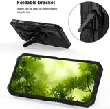 For Samsung Galaxy S22 Ultra Hybrid Heavy Duty Protection Shockproof Defender with Belt Metal Clip and Kickstand Dual Layer  Phone Case Cover