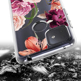 For Nokia C200 Pattern Fashion Design Ultra Thin Clear Hybrid Rubber Gummy TPU Grip + Hard PC Back Shockproof  Phone Case Cover