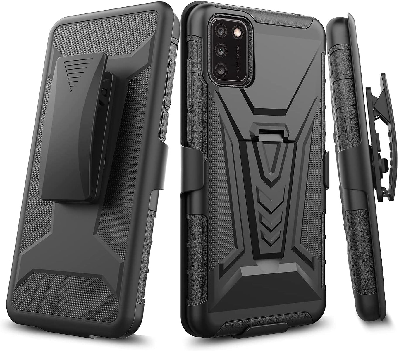 For Samsung Galaxy S20 FE /Fan Edition Hybrid Kickstand with Swivel Belt Clip Holster Heavy Duty 3in1 Defender Shockproof  Phone Case Cover