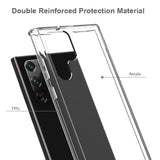 For Samsung Galaxy S22 /Plus Ultra Hybrid Transparent Clear Acrylic Back Hard PC & Soft TPU Full Protective Bumper Extra Shock-Absorb  Phone Case Cover