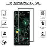 For Samsung Galaxy Note 10+ Plus Tempered Glass Screen Protector Designed to allow full functionality Fingerprint Unlock 3D Curved Edge Glass Full coverage Clear Black Screen Protector