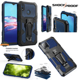 For Motorola Moto G Power 2021 Hybrid Heavy Duty Protection Shockproof Defender with Belt Clip & Kickstand Dual Layer  Phone Case Cover
