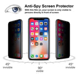 For Apple iPhone 14 Plus /6.7" Privacy Screen Protector Anti Spy 9H Dark Tempered Glass Screen Film Guard Case Friendly Black Screen Protector