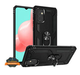 For Samsung Galaxy A42 5G Hybrid Dual Layer with 360 Degree Rotatable Ring Stand Holder Kickstand Fit Magnetic Car Mount  Phone Case Cover