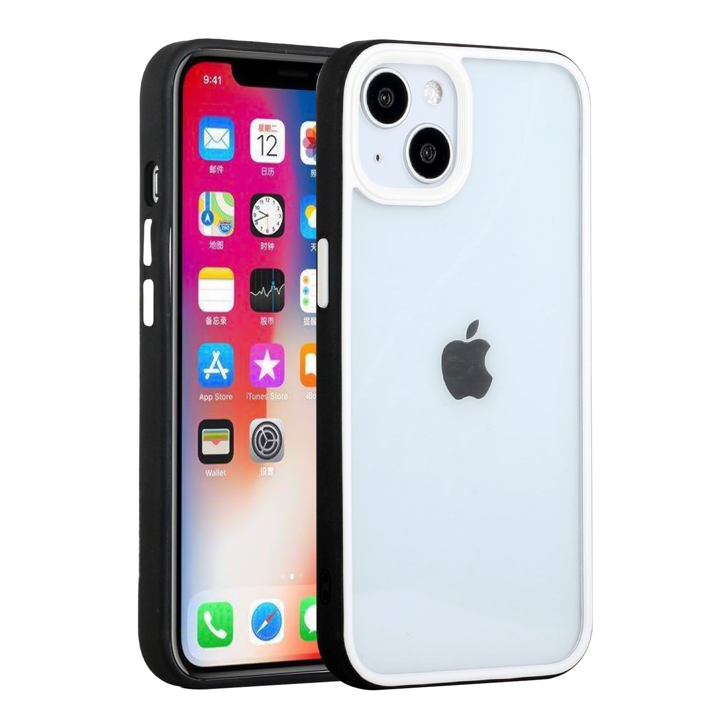 For Samsung Galaxy A33 5G Hybrid Transparent Colored Frame Bumper Hard Back Shockproof Slim TPU Silicone Protective  Phone Case Cover