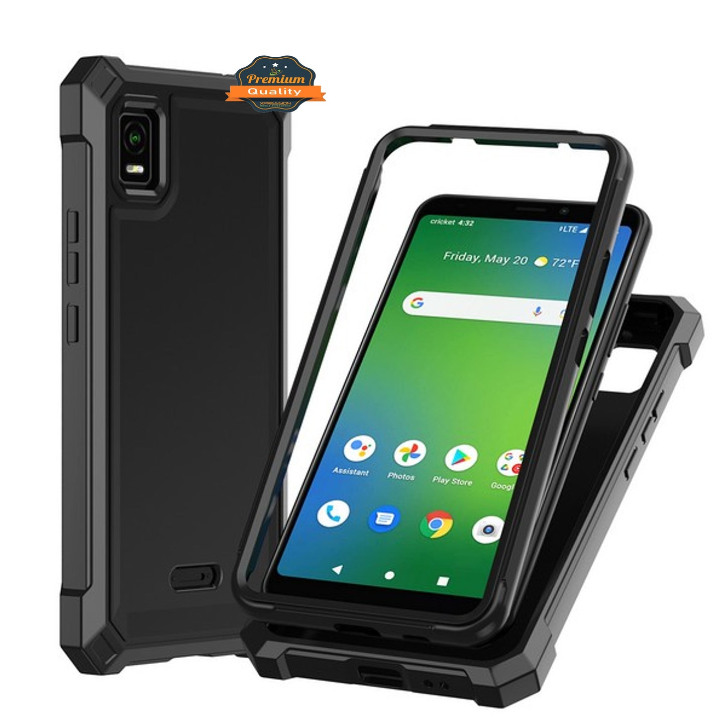 For Nokia C100 Hybrid 2in1 Front Bumper Frame Cover Square Edge Shockproof TPU + Hard PC Anti-Slip Heavy Duty  Phone Case Cover