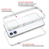 For LG K92 5G Clear Rugged Hybrid Full Body Protective Shockproof Hard Back Dual Layer Bumper Clear White Phone Case Cover