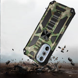 For Motorola Edge+ 2022 /Edge Plus Heavy Duty Stand Hybrid TPU Shockproof Rugged Protective with Built-in Kickstand  Phone Case Cover