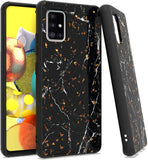 For Samsung Galaxy A53 5G Marble Fashion Stone Stylish Flake Glitter Bling Hybrid Slim Glossy TPU Rubber Hard Protection  Phone Case Cover