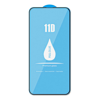 For Apple iPhone 14 Plus (6.7") Tempered Glass Screen Protector 11D Full Glue High Grade Alumina Tempered Glass Curved Screen Clear Screen Protector