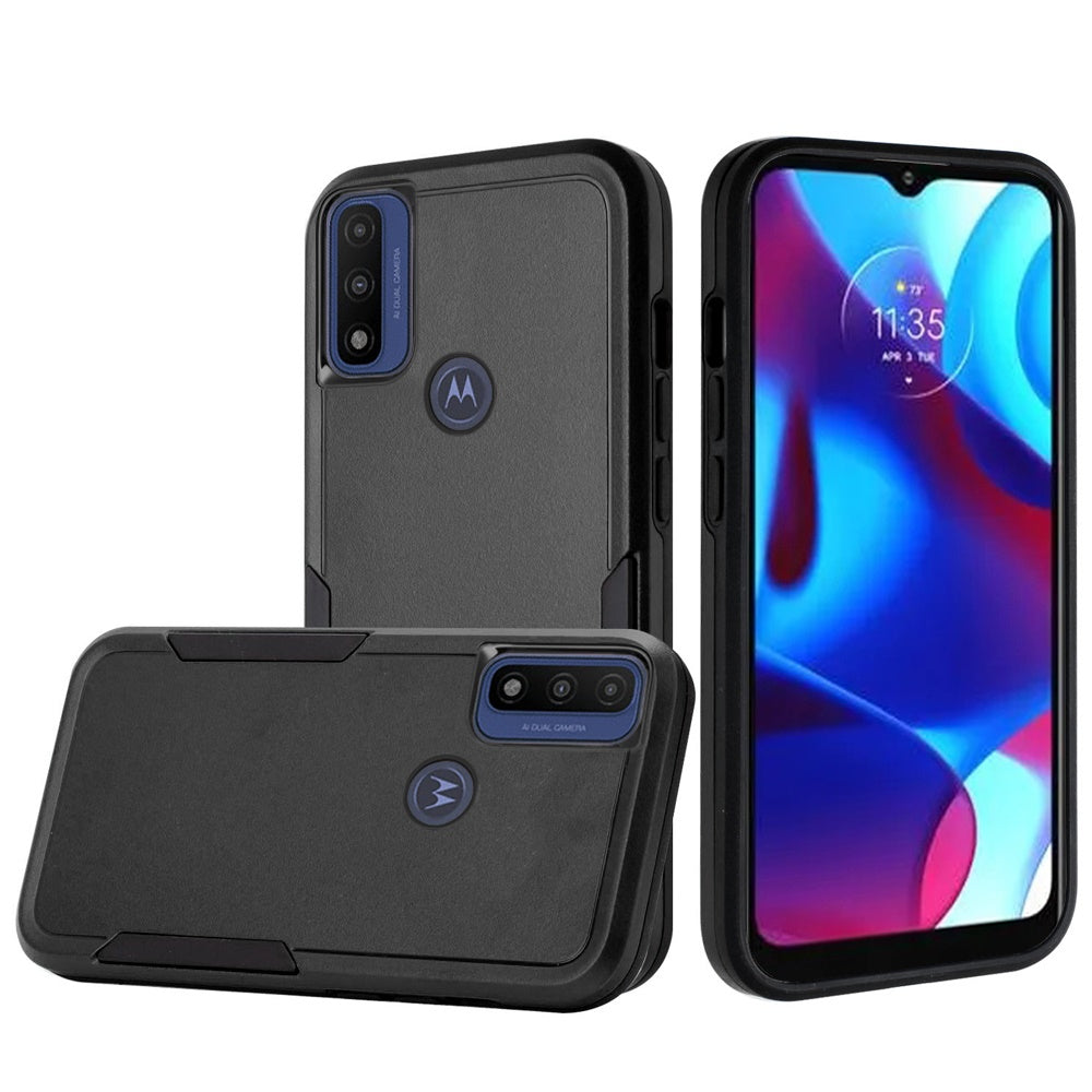 For Motorola Moto G Pure Hybrid Rugged Hard Shockproof Drop-Proof with 3 Layer Protection, Military Grade Heavy-Duty  Phone Case Cover