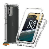 For T-Mobile Revvl 6 Pro 5G /Revvl 6 5G Hybrid 2in1 Front Bumper Frame Cover Square Edge Shockproof TPU + Hard PC  Phone Case Cover