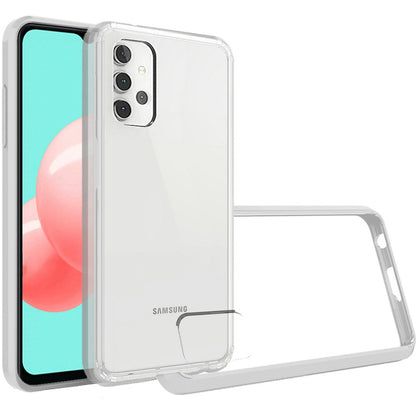 For Apple iPhone 14 Plus (6.7") Hybrid Crystal Clear Transparent Shock-Absorption Bumper with TPU + Hard PC Back Frame  Phone Case Cover