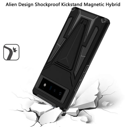 For Google Pixel 7/ 7 Pro Heavy Duty Protection Hybrid Built-in Kickstand Rugged Shockproof Military Grade Dual Layer Hard PC  Phone Case Cover
