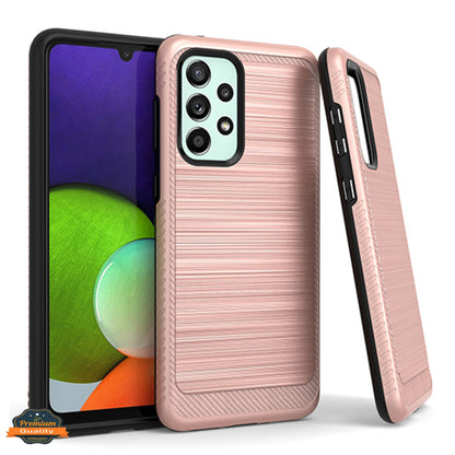 For Motorola Moto G Stylus 2022 4G Armor Brushed Texture Rugged Carbon Fiber Design Shockproof Dual Layers Hard PC  Phone Case Cover
