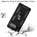 For Boost Mobile Celero 5G Hybrid Durable Dual Layer with 360 Rotatable Ring Stand Holder Kickstand Fit Magnetic Car Mount  Phone Case Cover