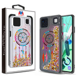 For LG K92 5G Quicksand Liquid Glitter Bling Hybrid Image Flowing Sparkle Protector TPU Skin Dreamcatcher Phone Case Cover