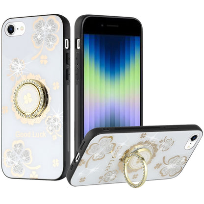 For Apple iPhone 11 (6.1")3D Diamond Bling Sparkly Glitter Ornaments Engraving Hybrid Armor Metal Fashion  Phone Case Cover