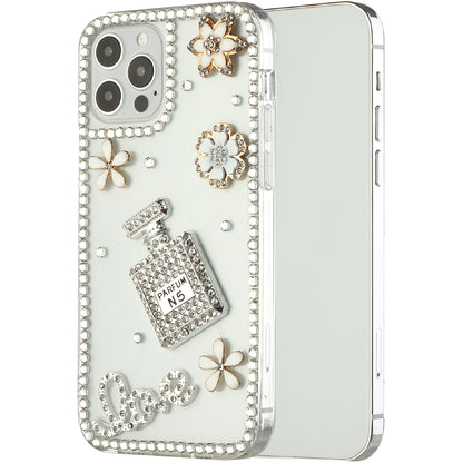 For Samsung Galaxy Z Fold 4 5G Bling Crystal 3D Full Diamond Luxury Sparkle Rhinestone Hybrid Protective  Phone Case Cover