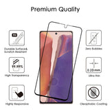 For Samsung Galaxy A13 5G Full-Coverage Tempered Glass Screen Protector [2.5D Round Edge] Tempered Glass Film 0.25mm Full Cover Clear Black Screen Protector