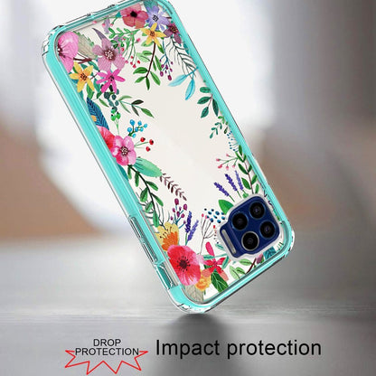 For Samsung Galaxy A73 5G Beautiful Design Hybrid Triple Layer Armor Hard PC Rubber TPU Shockproof Protective Frame  Phone Case Cover